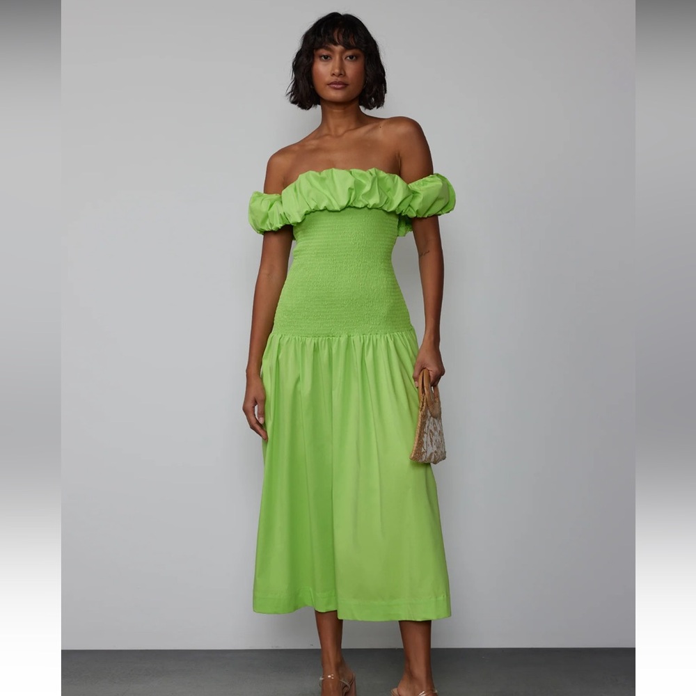 Green summer dress